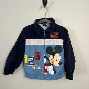 Kids Mickey Mouse Jacket - Blue and Black